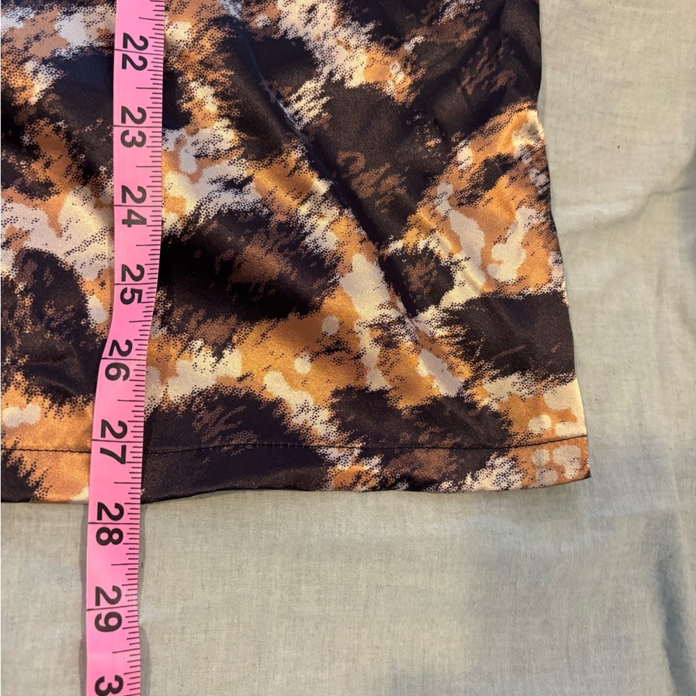 Donna Salyers Leopard Print Pajama Set Silky Glam Lounge Mobwife Small - Picture 8 of 13